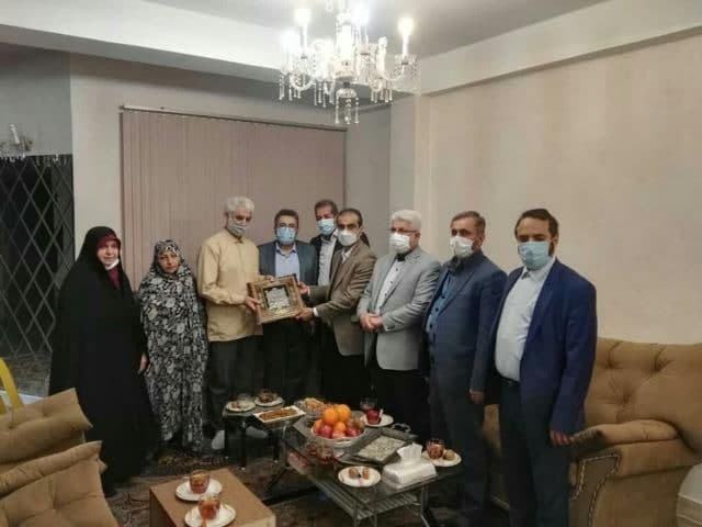 عیادت شهردار از جانباز جبهه
