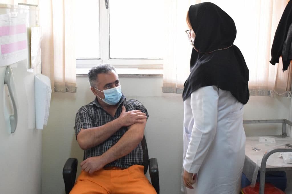 مرحله اول واکسیناسیون پاکبانان شهر